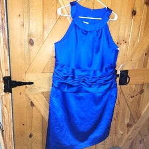 David’s Bridal Blue Formal  Dress Womens Size 20  Sleeveless